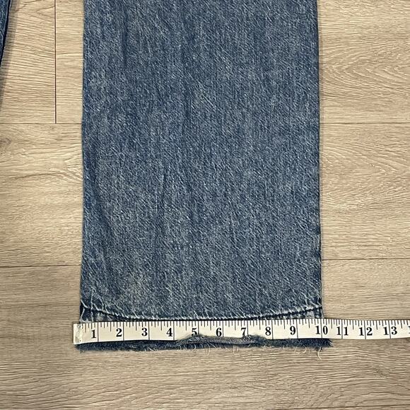 Rag & Bone Womens Pants 27 Denim Drawstring Long Straight Lightweight Casual - Picture 6 of 7